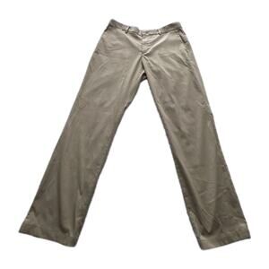 Nike Dri-FIT Standard Fit Khaki Golf Pants Men's 32x32 Performance Athletic